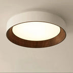 Modern Wood Flush Mount Ceiling Light for Living Room