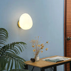 Modern Glass Wall Sconce With Warm LED Glow