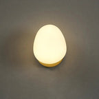 Modern Glass Wall Sconce With Warm LED Glow