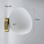 Modern Glass Wall Sconce With Warm LED Glow