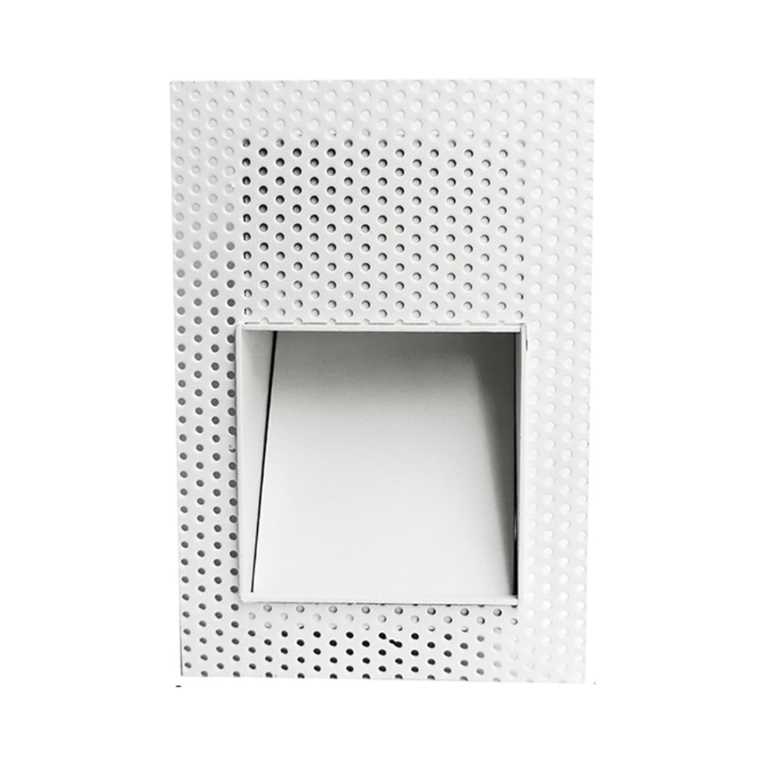 Frameless LED Sensor Wall Sconce With Perforated Panel Design