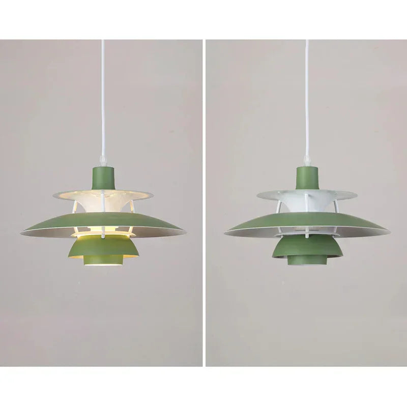 Scandinavian Metal Pendant Light With Adjustable Angle for Dining Room