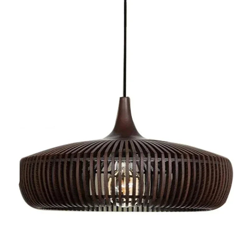 Scandinavian Wood Pendant Light for Living and Dining Rooms