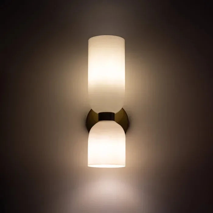 Modern Glass Wall Sconce for Living Room and Bedroom